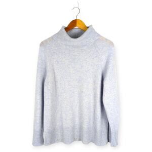 Light Blue Turtleneck Sweater